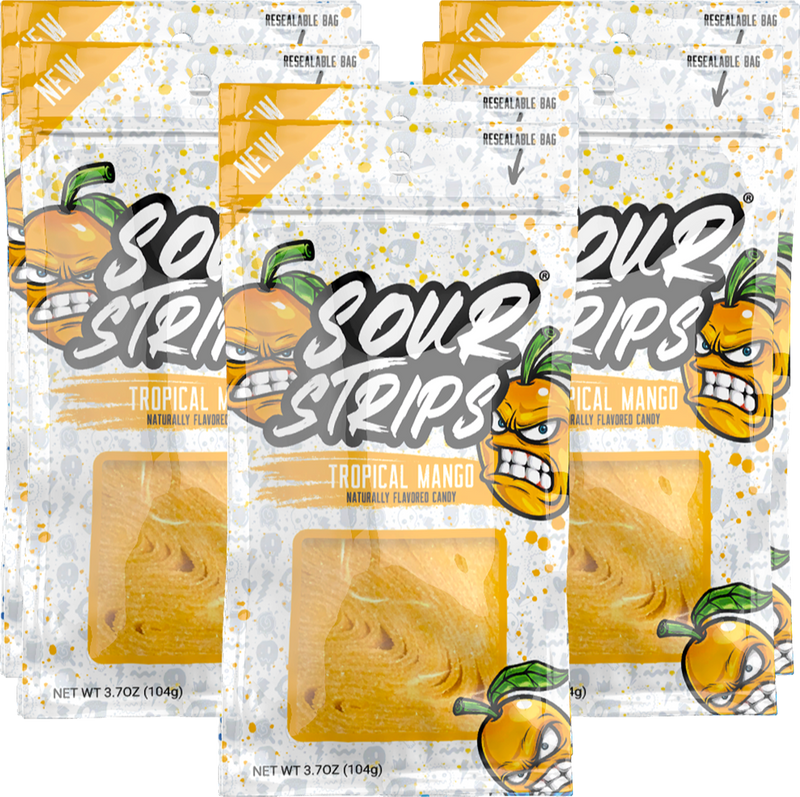 Sour Strips Tropical Mango 3.7 OZ