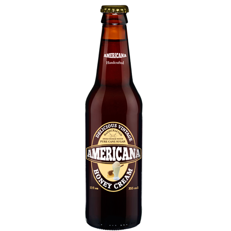 Americana Honey Cream Soda 24 Count