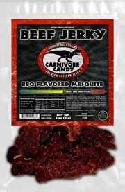 Carnivore Candy Barbecue Mesquite Beef Jerky 3 OZ