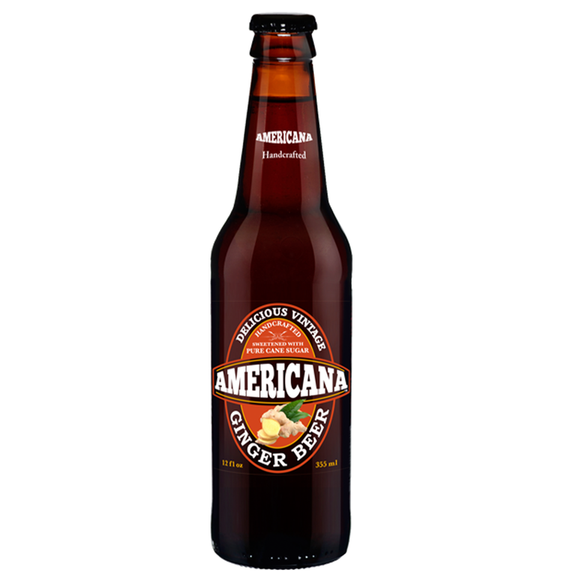 Americana Ginger Beer Soda 24 Count