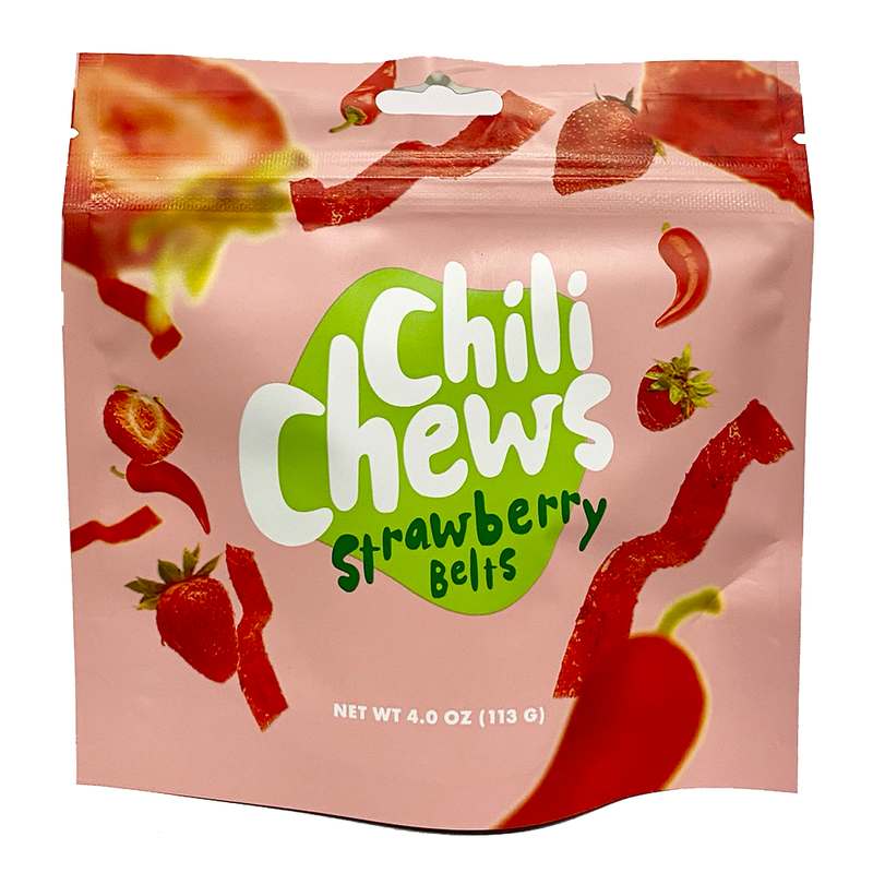 Chili Chews Strawberry Belts 4 oz