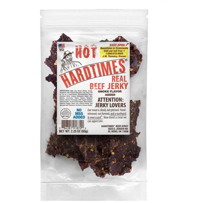 Hard Times Hot Beef Jerky - Cow Crack