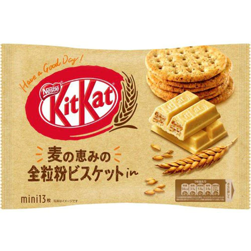 Kit Kat Japan Whole Grain Biscuits Mini 12 Count