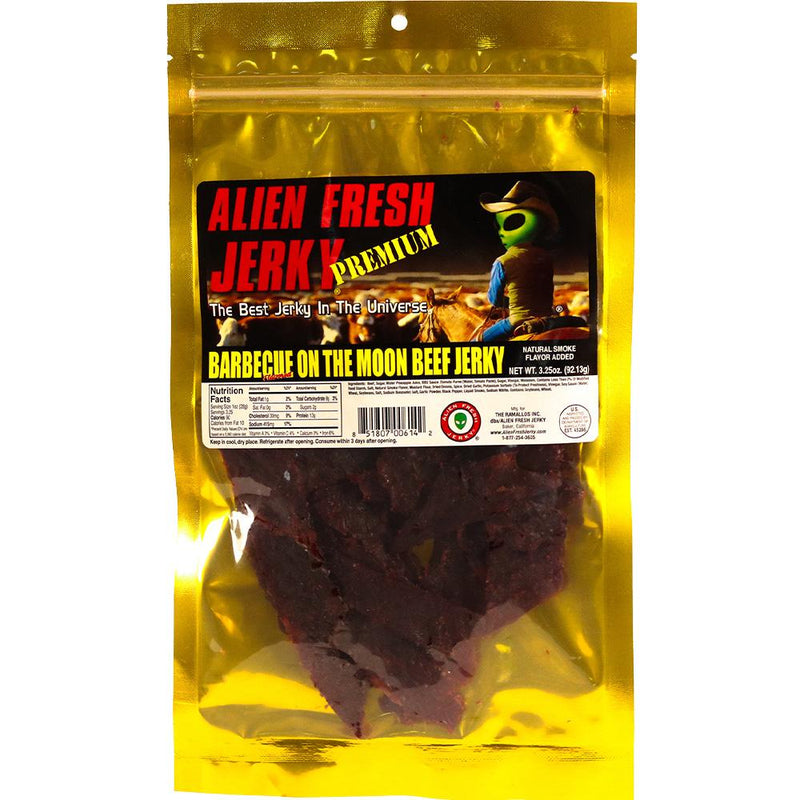 Alien Fresh Jerky BBQ On The Moon 3.25 OZ - Cow Crack
