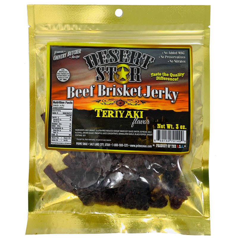 Desert Star Beef Brisket Teriyaki 3 OZ