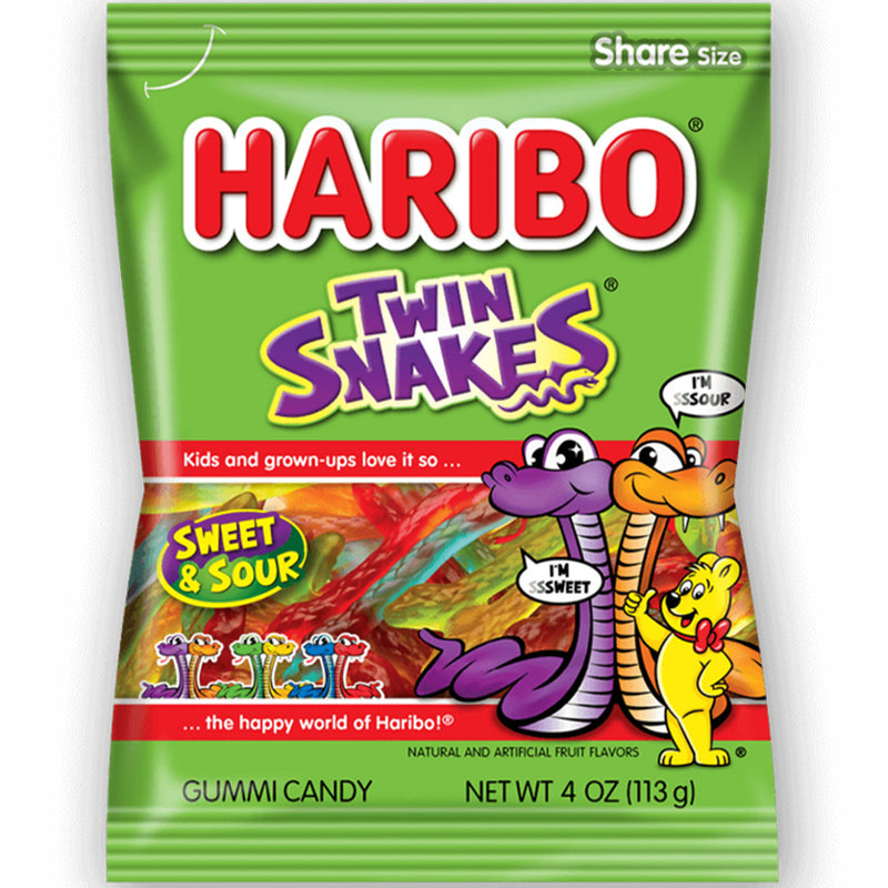 Haribo Twin Snakes 12 Count