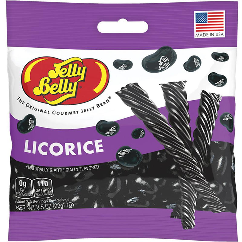 Jelly Belly Black Licorice 3.5 oz - Cow Crack