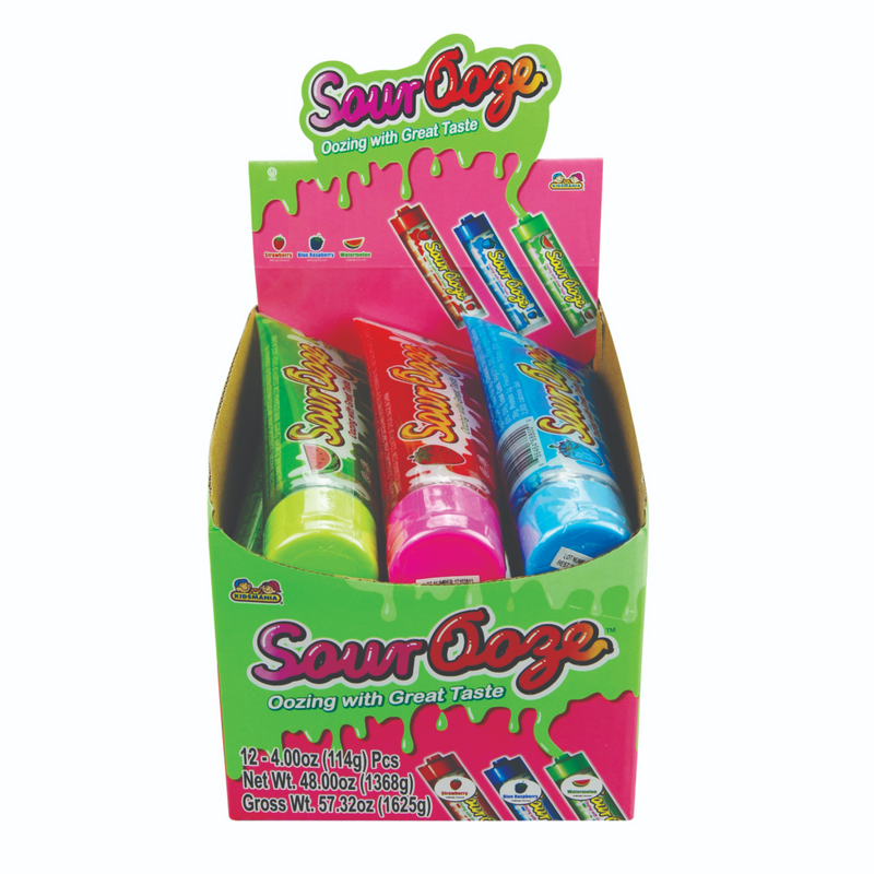 Sour Ooze Tube 12 Count