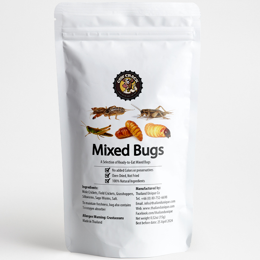 Cow Crack Mixed Bugs 15 Grams | Cow Crack Wholesale