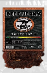 Carnivore Candy Cowboy Teriyaki Beef Jerky 3 OZ