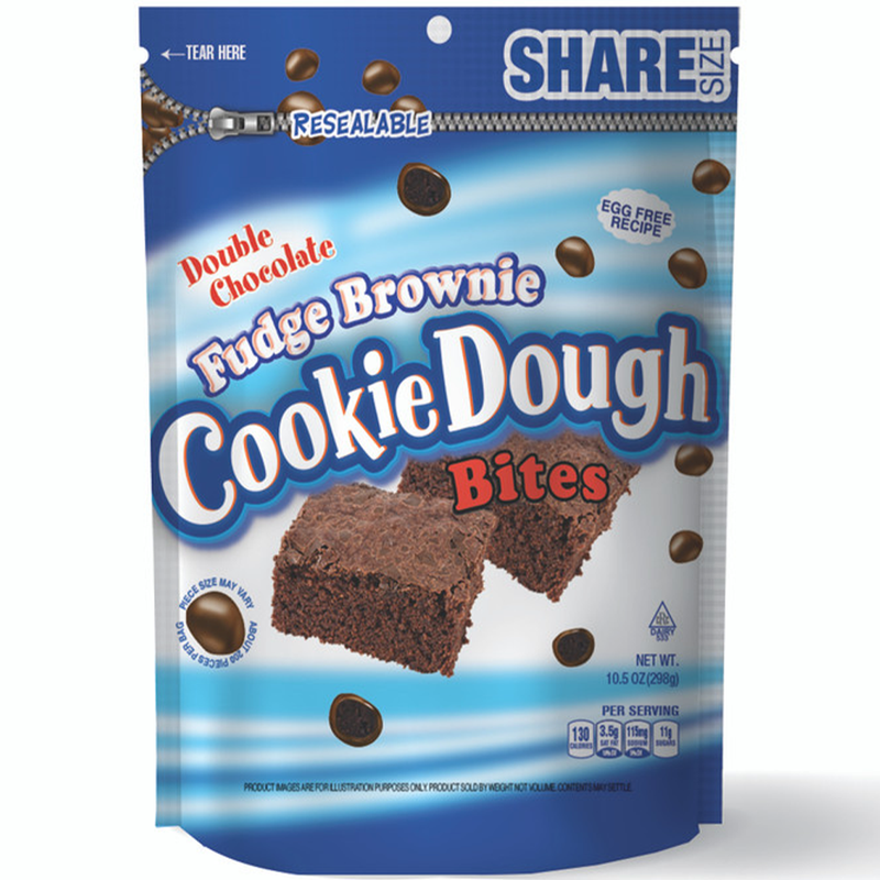 Cookie Dough Bites Fudge Brownie 10.5 oz