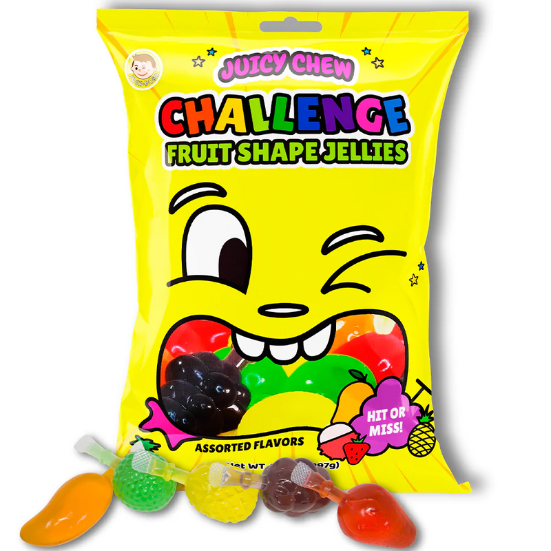 Juicy Chew Challenge Tik Tok Fruit Shaped Jellies