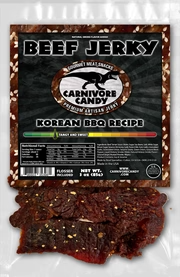 Carnivore Candy Korean Style BBQ Beef Jerky 3 OZ