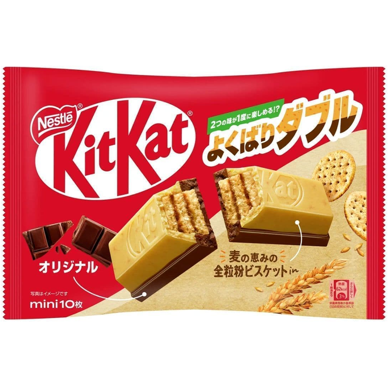 Kit Kat Japan Double Biscuit and Chocolate 10 Count