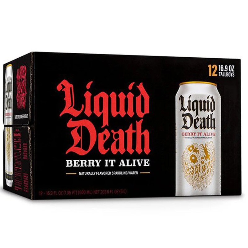 Liquid Death Berry it Alive 12 Count