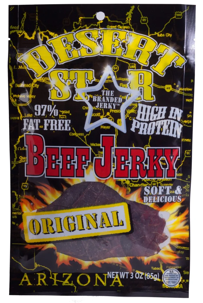 Desert Star Beef Jerky Original 3 OZ