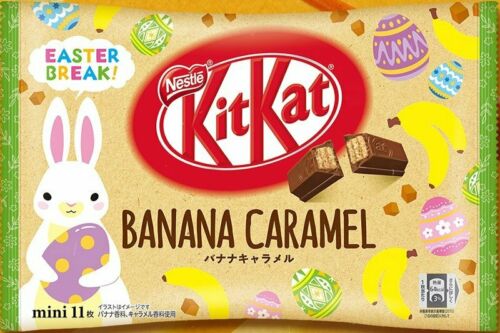 Kit Kat Japan Banana Caramel Easter Break Mini 11 Count