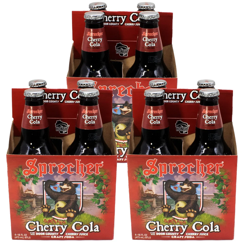 Sprecher Cherry Cola Soda 24 Count