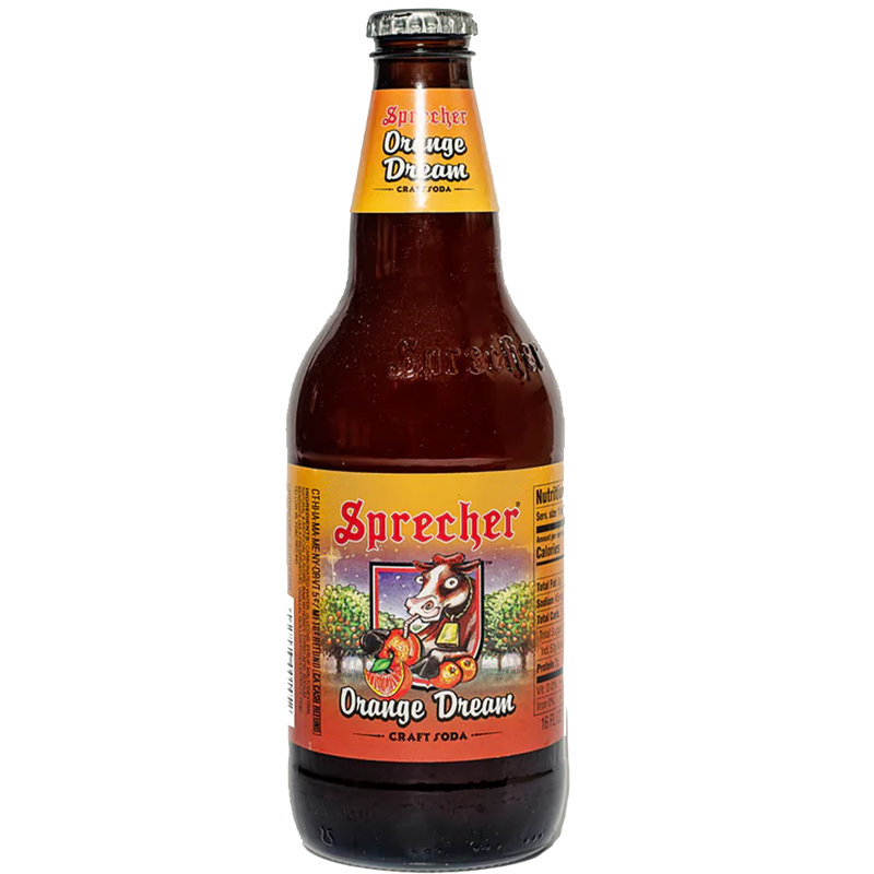 Sprecher Orange Dream Soda 24 Count