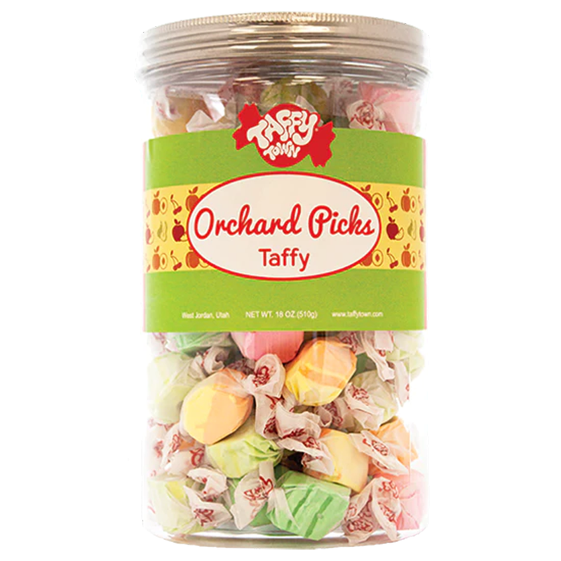 Taffy Town Orchard Picks Gift Jar 18 oz