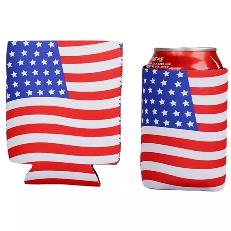 USA Flag Beer Coozy