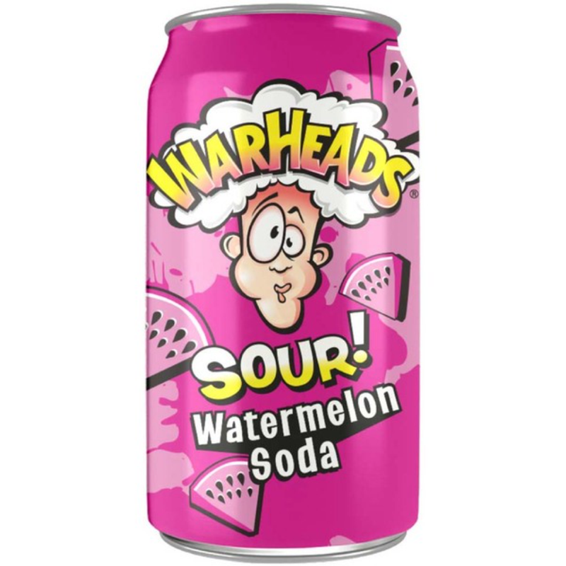 Warheads Sour Watermelon Soda 12 Count Case