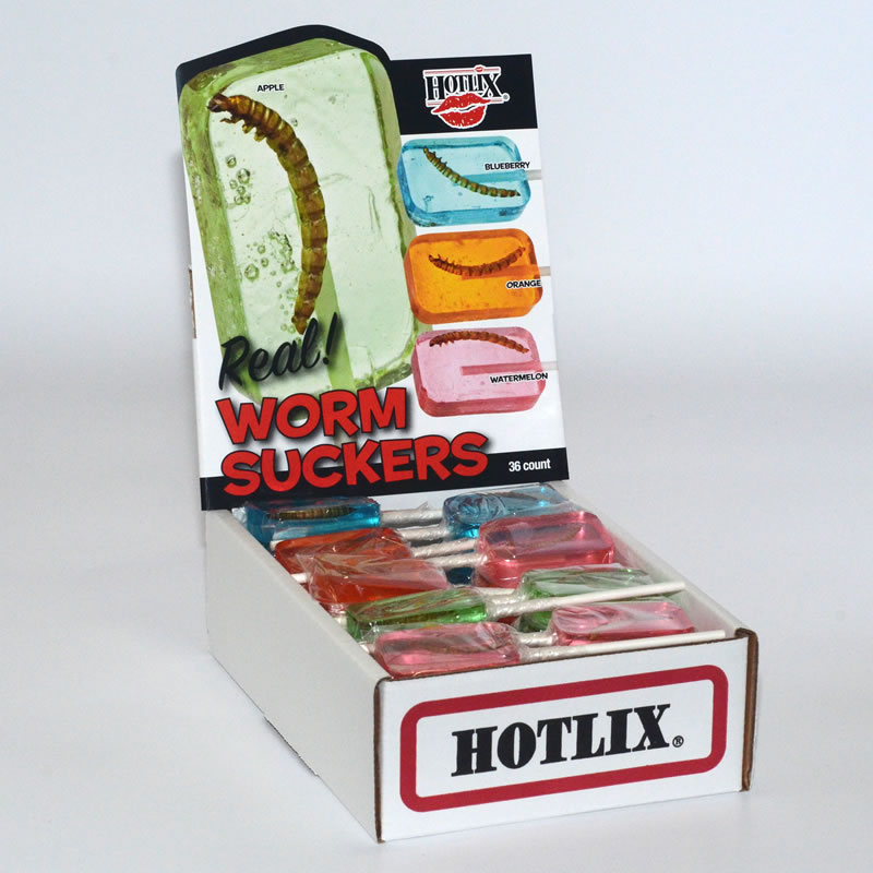 Hotlix Worm Suckers 36 Count